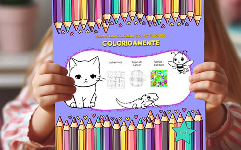 Portada del Libro Coloridamente