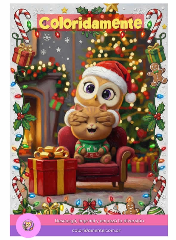 Pack Imprimible Cozy de Navidad para Colorear - Coco & Mummy 